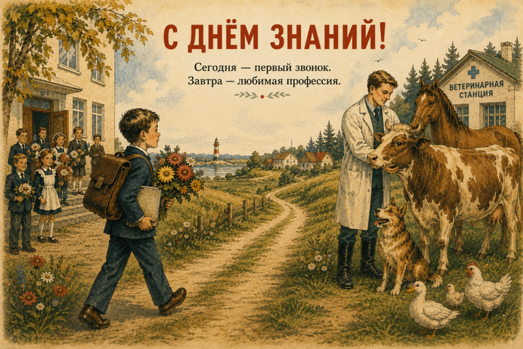 С новым учебным годом - Днем знаний!