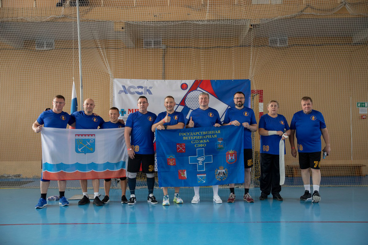 Ветеринары Ленобласти участвуют в турнире по волейболу среди госветслужб России