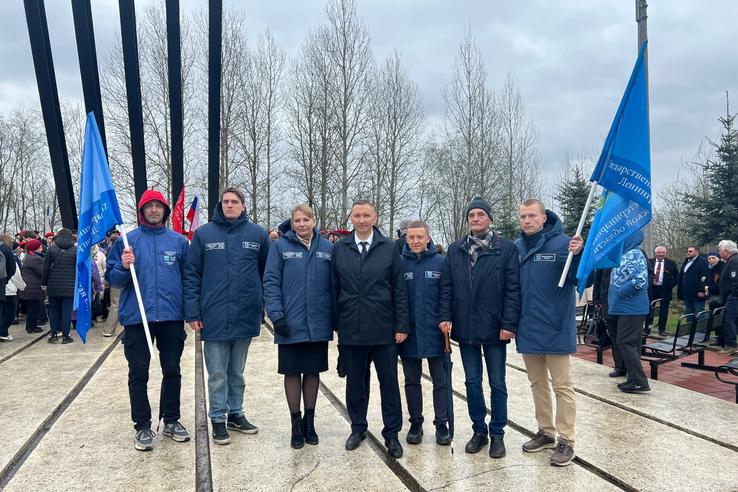 Торжественный митинг у мемориала «Катюша» во Всеволожском районе