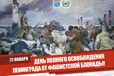 Поздравляем с Днем с полного снятия блокады Ленинграда!