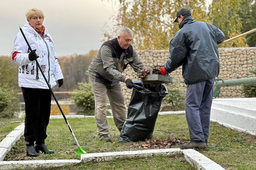 Наступила пора осенних субботников