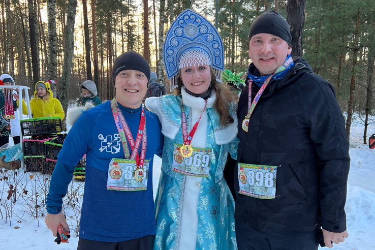Леонид Кротов пробежал зимний марафон Sosnovka Dragon